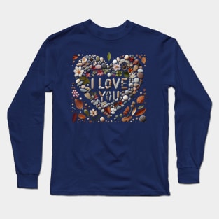 I love you floral Long Sleeve T-Shirt